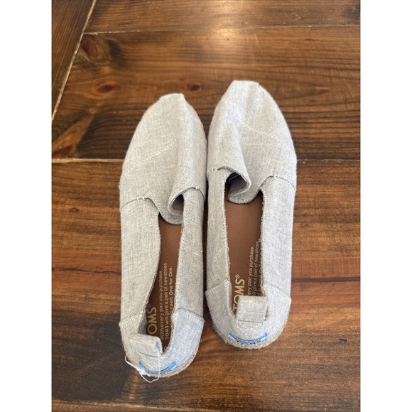 Toms Women's Size 9 Slip-On Shoes Canvas with Rope Sole New - Picture 3 of 6